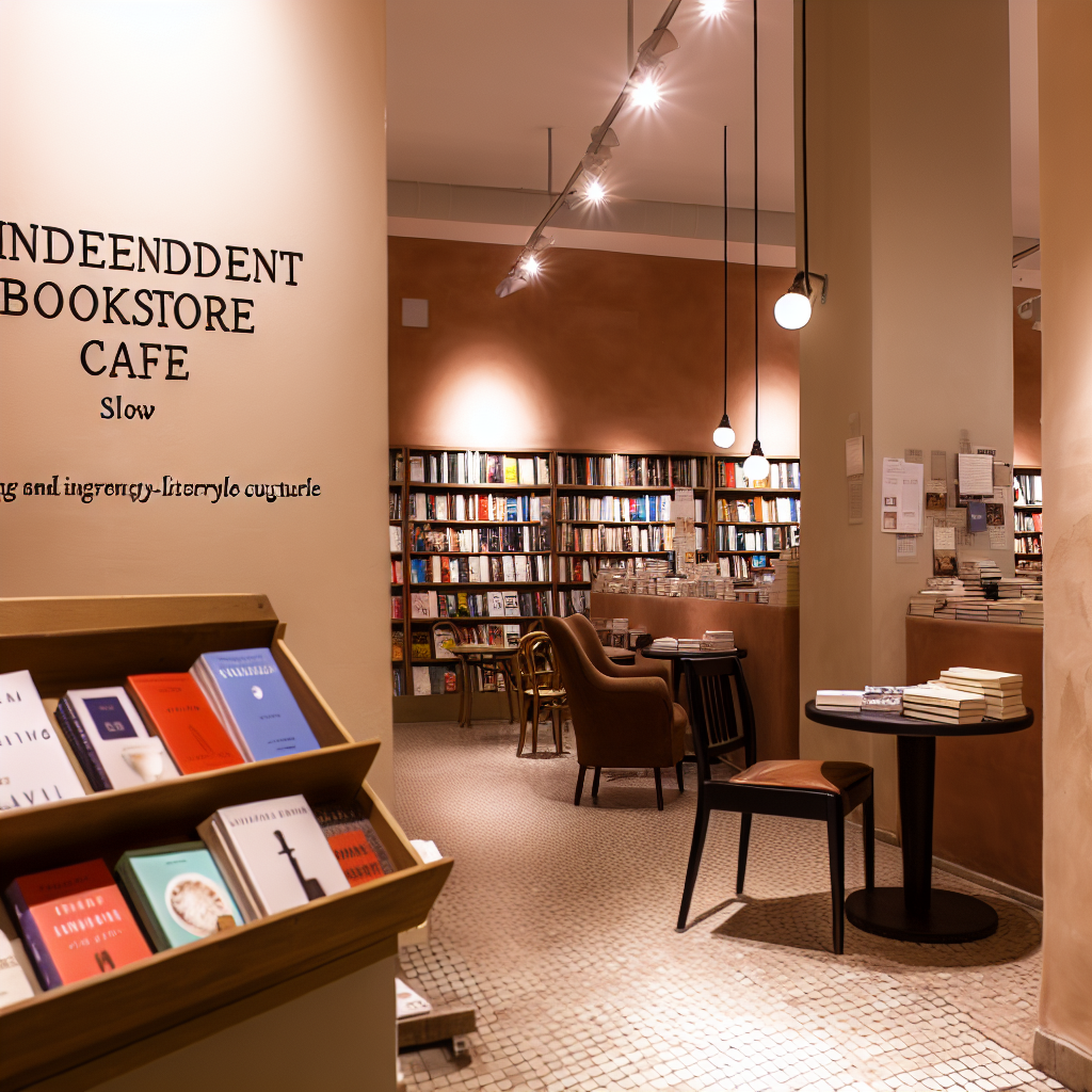 Bookshop cafe