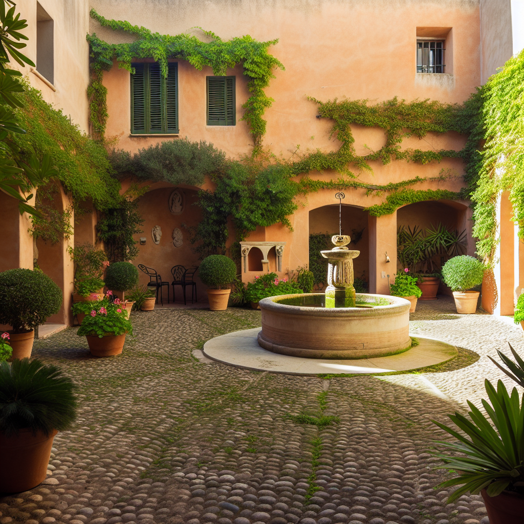 Courtyard accommodation